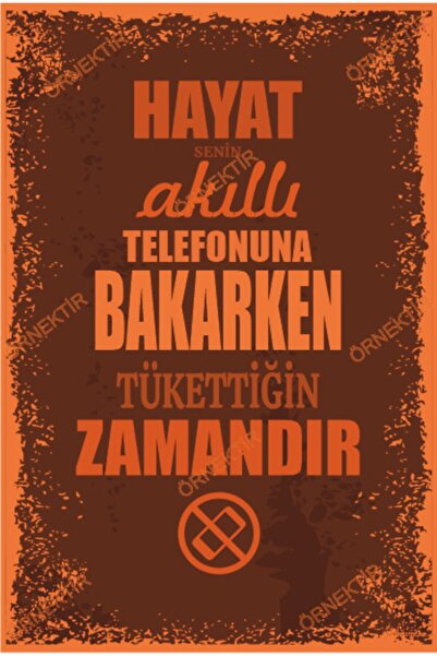 Hayat Poster Η ρετρό ζωή είναι όσο πολύ όσο σκουπίζεις το smartphone σου Μαρκ...