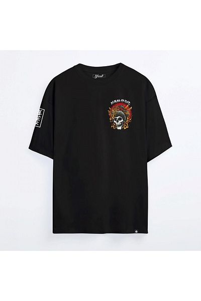 Shout Μπλουζάκι Unisex Skull Geisha Oldschool