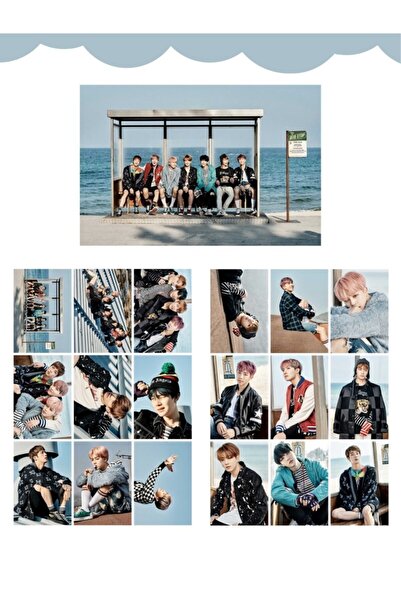 BTS ''you Never Walk Alone'' Fotokart Seti - Blue Versiyon