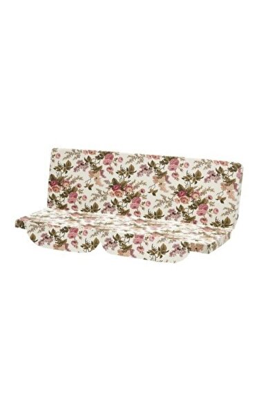 Vip Home Concept Market Ürünleri 2 Kişilik Salıncak Oturağı (ingiliz Gülü) Bahçe Salıncağı Oturağı(süngersiz Tentesiz)