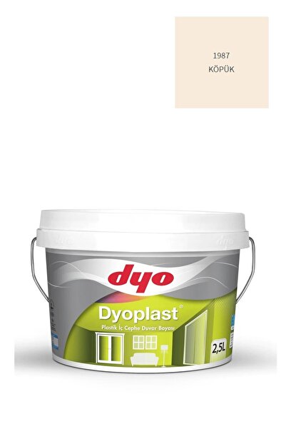 Dyo Plast Plastik Iç Cephe Duvar Boyası 1987 Köpük 2,5 Lt