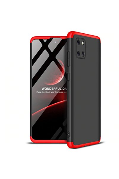 Nezih Case Samsung Galaxy Note 10 Lite (A81) Uyumlu 360 Tam Koruma 3 Parça Slim Sert Silikon Kılıf