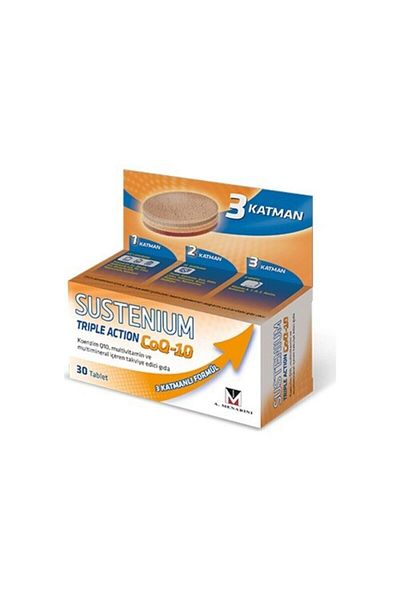 Sustenium Triple Action Coq-10 30 Tablets - Skt. 30.06.2024