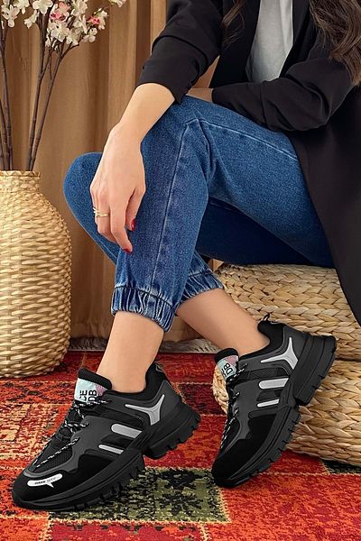 DARK SEER Sneakers - Black - Flat