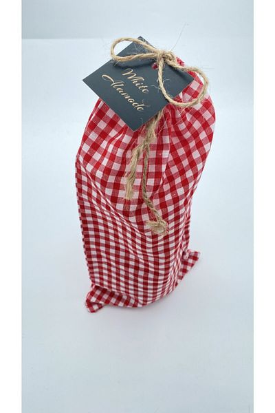 White Alamode Υφασμάτινη τσάντα δώρου Gingham