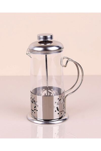 Genel Markalar French Press Bitki Çayı Demliği 600 Ml Filtre Kahve Demliği Bitki Ve Kahve French Press