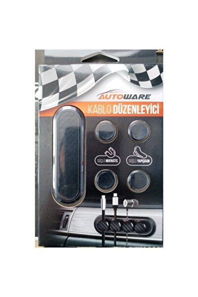 Autoware Mıknatıslı Yapışkanlı Kablo Düzenleyici