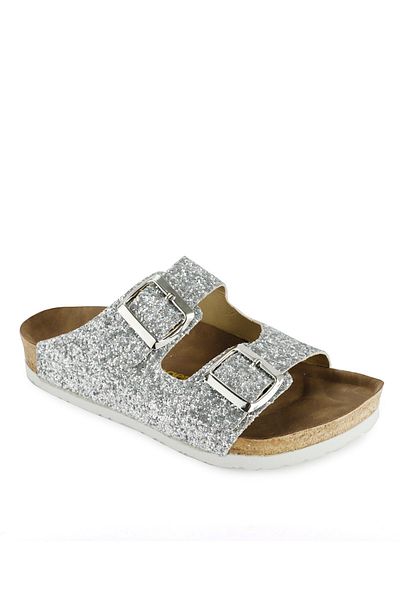 Slazenger Lens Women's Slippers Silver Sim