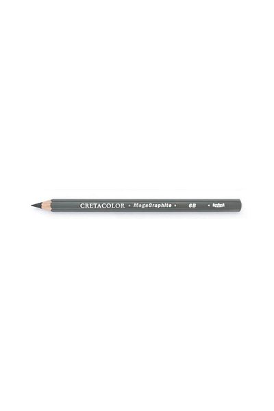 CretaColor أقلام جرافيت ميجا 6 بي (قلم ميجا متدرج) 170 06
