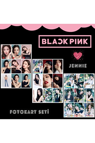 BLACK PINK Blackpınk '' Love Jennie '' Fotokart Seti