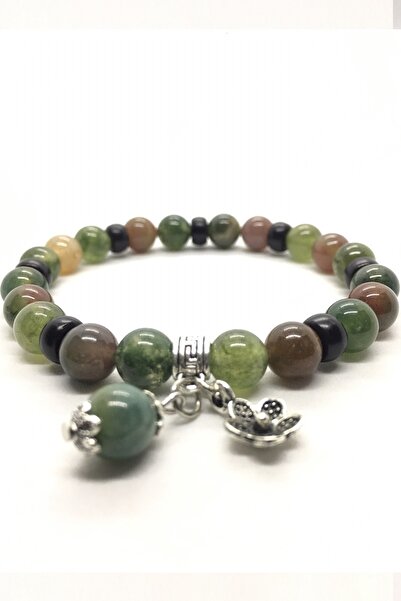 Kamus اسوارة نسائية من حجر العقيق الهندي الطبيعي