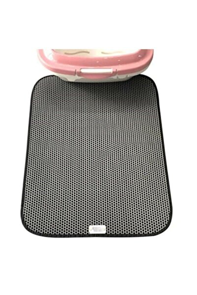 SRS CENTER Gray Sieve Cat Toilet Mat 60 x 45 cm