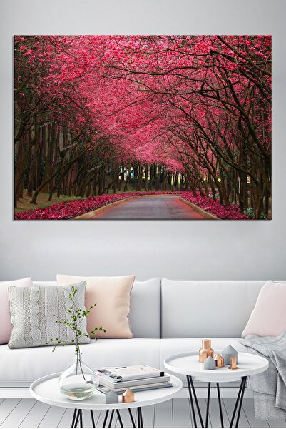 Morfil Sanat Atölyesi Pejzaž ceste u cvatu trešnje Priroda Priroda Slika na p...