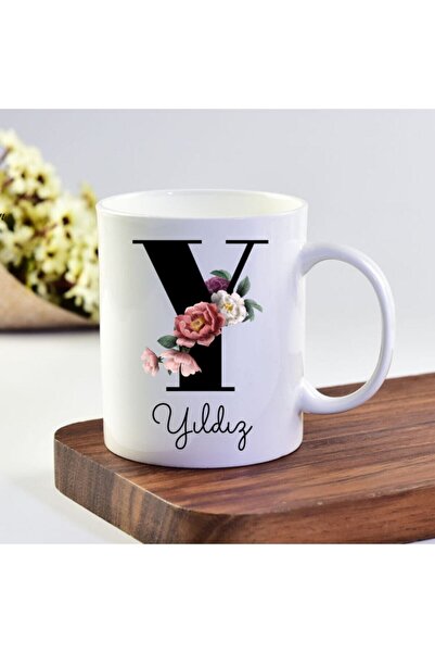 Genel Markalar Yasemin Isimli Y Baş Harf Baskılı Kupa/bardak 0526