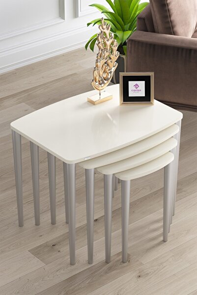 Canisa Concept Anka Serisi Mdf 1.sınıf 4lü Zigon Sehpa Takımı