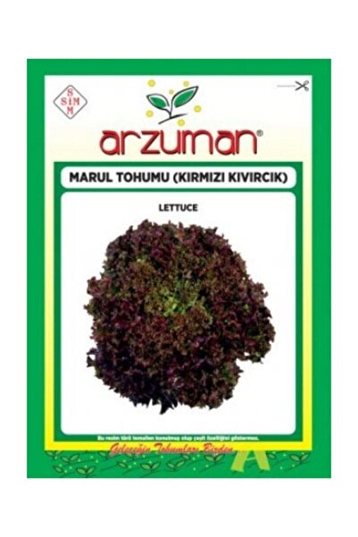 Arzuman Tohum Arzuman Marul Tohumu Kırmızı Kıvırcı 5 gram