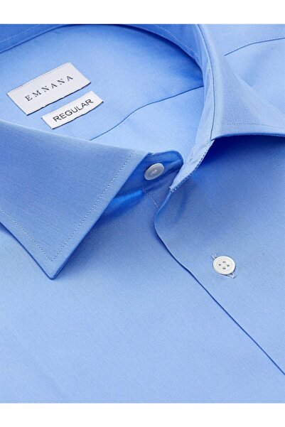 EMNANA Mavi Regular Fit Gömlek