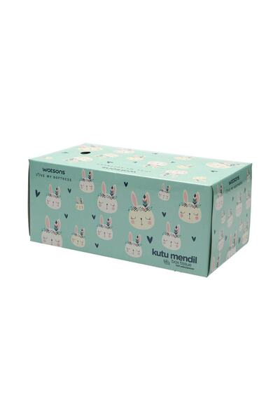 Watsons Rabbit Handkerchief Box 100 Pieces