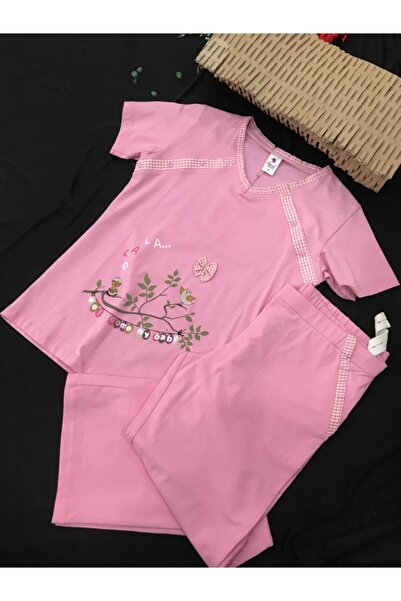Feyza Pijama Kadın Lohusa Hamile Pijama Takım