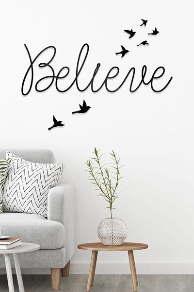 AHWALL Διακοσμητικό Ξύλινο Τραπέζι με Φιγούρα σε Σχήμα Καρδιάς