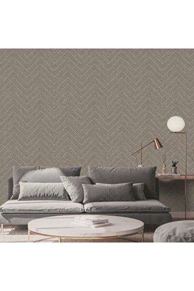 Adawall Octagon 1204-6 Geometrik Duvar Kağıdı (koyu Gri)