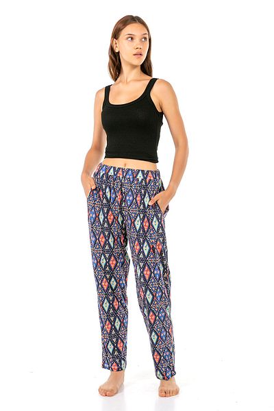 VISHENKA Women's Combed Cotton Modal Pajama Bottoms/Plus Size