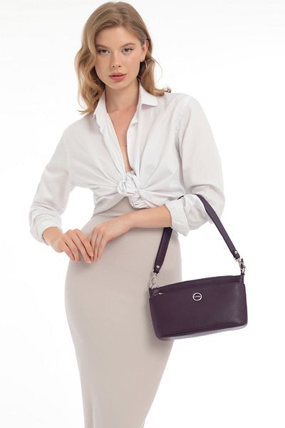 Fossil Geantă de umăr pentru femei Plum - 05FM24K1112