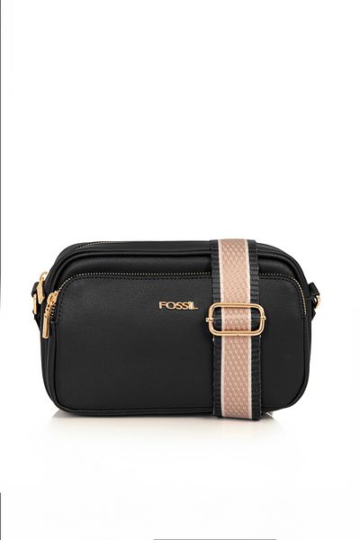 Fossil Women's Black Shoulder Bag - Model 05FM24K1123