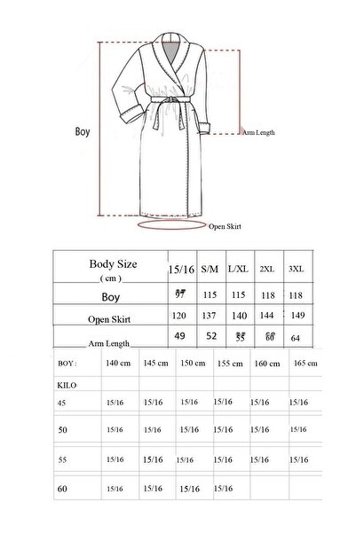 ESMEN رداء حمام بغطاء رأس مخطط مسحوق