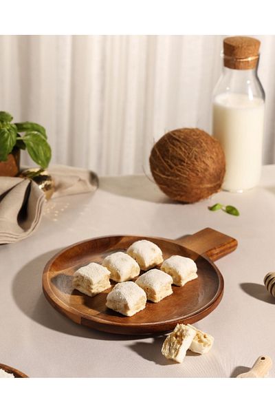 Antep Pazarı Special Turkish Delight - White Chocolate, Coconut and Hazelnut