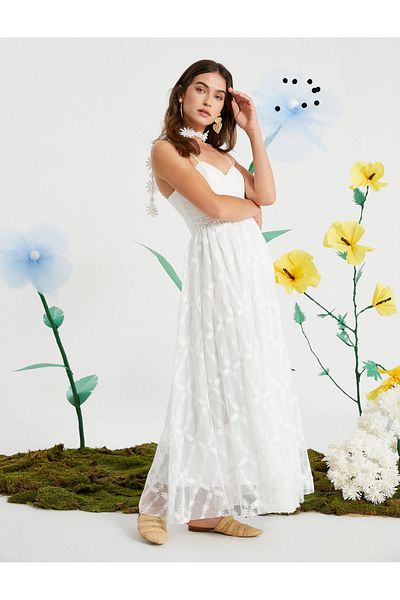 Koton Rochie Daisy cu bretele din tul