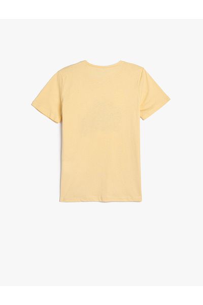 Koton T-Shirt Short Sleeve Crew Neck Tiger Printed Cotton
