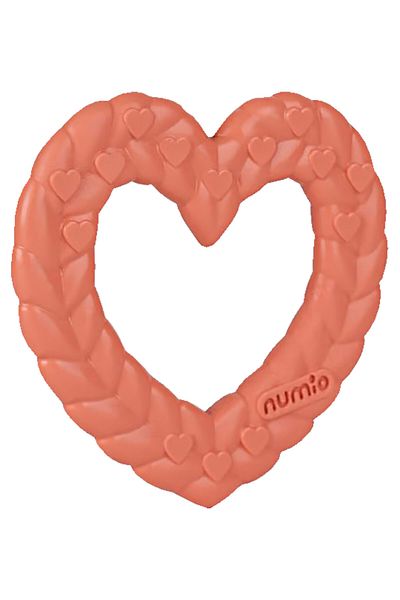 Numio عضاضة على شكل قلب برتقالي