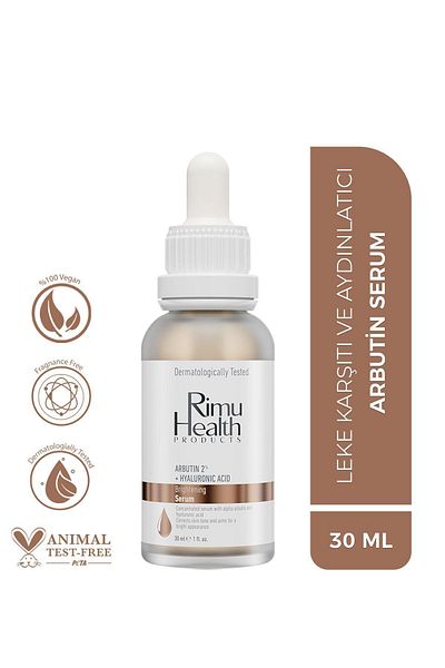 Rimu Health Products Anti-Blemish, Skin Tone Equalizing and Brightening Arbutin Serum 30ml