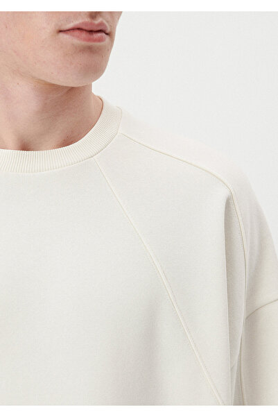Mavi Bisiklet Yaka Beyaz Sweatshirt 0S10035-70057