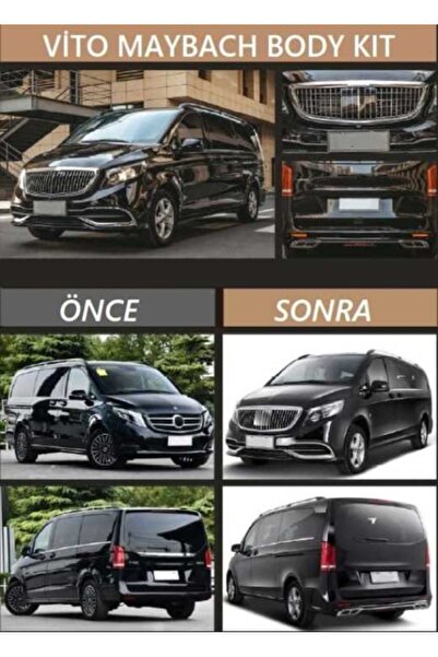 Genel Markalar Mercedes W447 Vito (2016-2023) Arası Uyumlu Maybach Görünüm Bo...