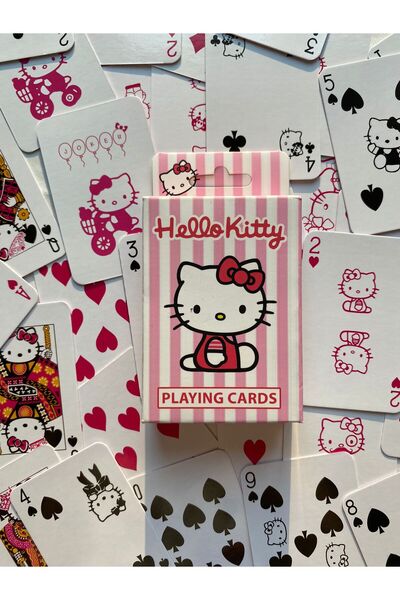 Wisevelya Anime Hello Kitty İskambil Kartı