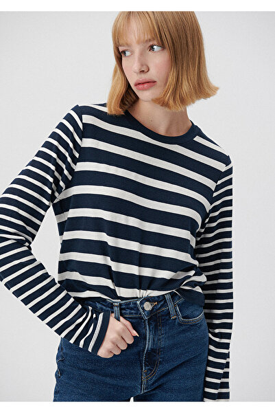 Mavi Navy Blue T-Shirt Oversize / Wide Cut 1612199-86625