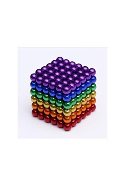 SANEC 6 Farklı Karışık Altı Renkli Sihirli Manyetik Toplar Neodyum Mıknatıs B...