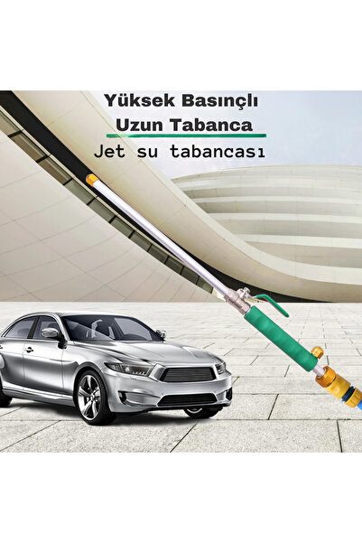 YENİTECH Yüksek Basınçlı Metal Su Tabancası Köpüklü Araba Yıkama Bahçe Sulama Basınçlı Yıkama Başlığı