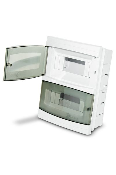 deniz ışık evi White Fuse Box - 18-Piece Flush Mounted, 280X213X103X207Mm, Br-813