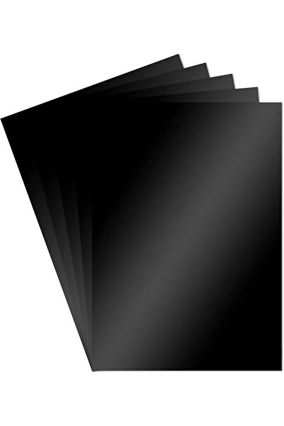 Bigibu Aynalı Metalik Metalize Fon Kartonu Siyah 50x70cm 10 Adet
