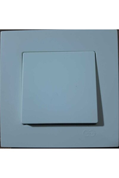 Günsan eqona fildişi beyaz anahtar+çerçeve