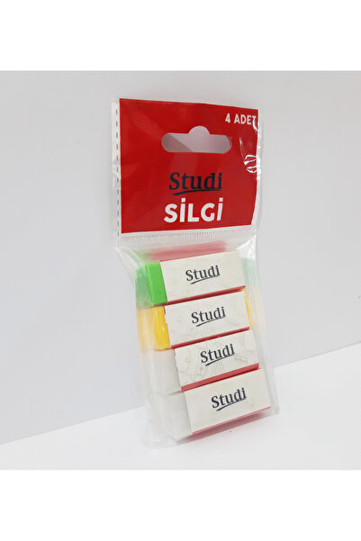 renkli çiçekler Набір із 4 білих гумок