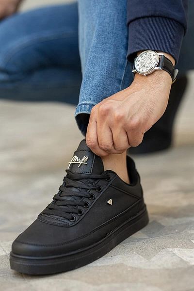 mackrock sports Leather Daily Orthopedic Comfortable Quality Lace-up Casual Lined Stylish Men's Sneaker Sports Shoes