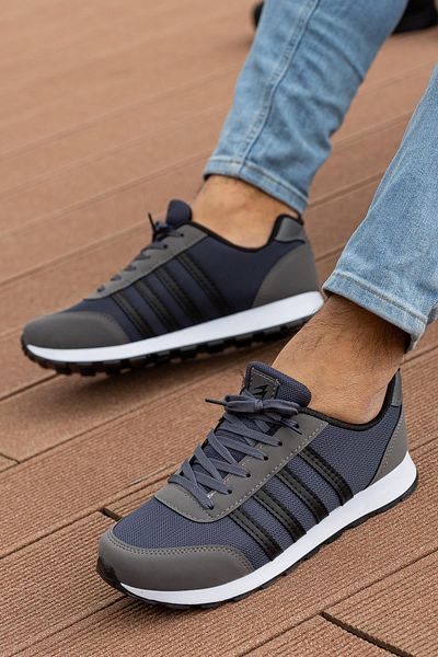 mackrock sports Pantofi sport pentru bărbați, zilnic, confortabili, cu talpă confortabilă, cu șireturi, ușoare, flexibile
