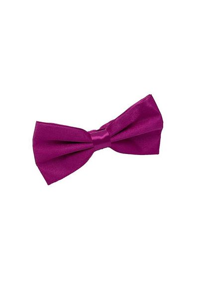 Brianze Light Purple Satin Bow Tie - Solid Color