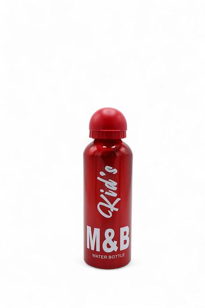 M&B WATER BOTTLE Kids Style Aluminum Water Bottle with Carrying Strap Daily Sports Outdoor Camping Water Bottle