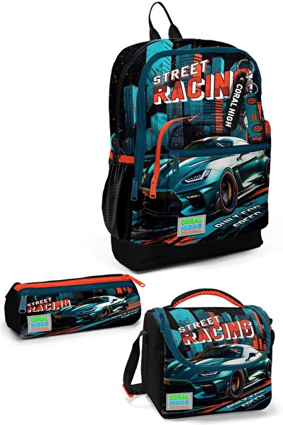 Coral High Набір шкільних рюкзаків з 3 предметів - для харчування та пенала