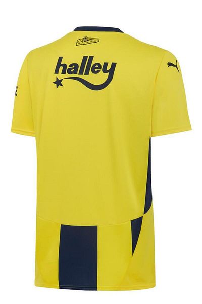 Puma Fenerbahçe Men's Jersey - Reblica 775360 01, Yellow Navy, S-xxl, Home Jersey